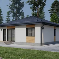 1Дом из СИП панелей "ДНК 109" S= 82,6м2 Дом из СИП панелей "ДНК 109" S= 82,6м2