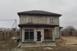 Дом из СИП панелей в Евпатории построен