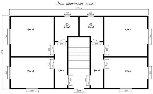 Многоквартирный дом из СИП-панелей «ГнК-03»
