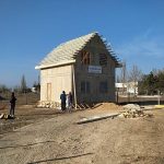Строящийся СИП дом в городе Саки