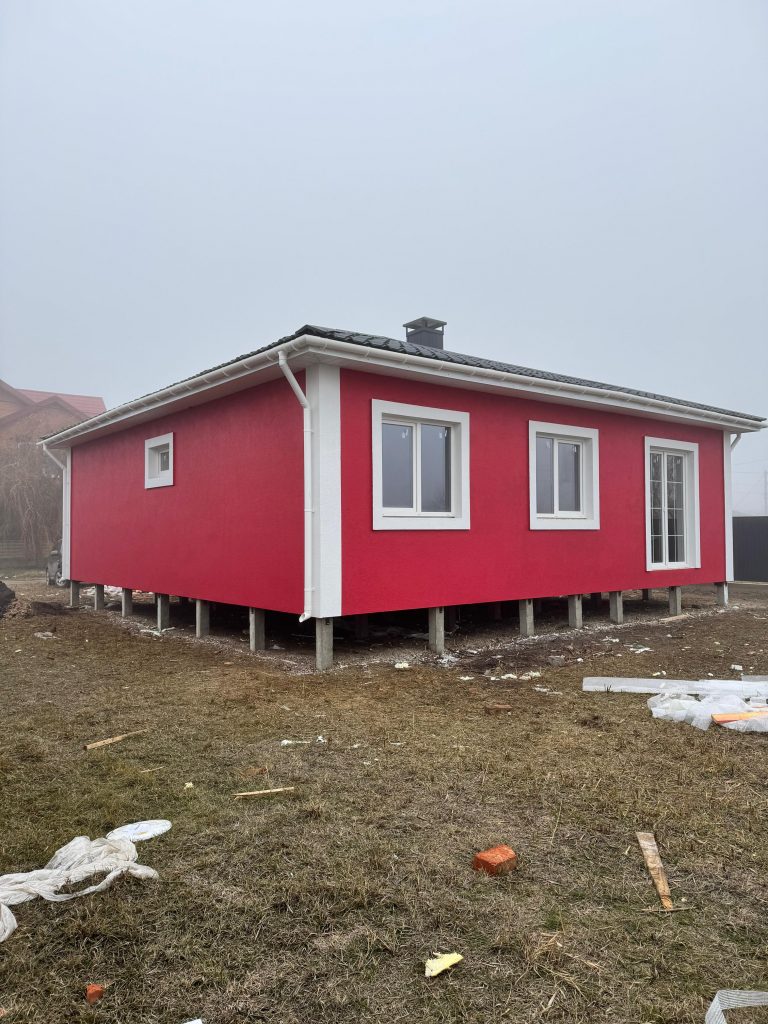 Отделка СИП дома в Бердянске.